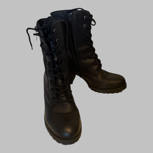 Sun + Stone Black Combat Boots - Size 7 Excellent Shape!